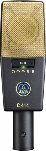AKG C414 best condenser microphone