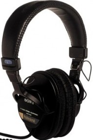 Sony MDR-7506 closed back studio headphones