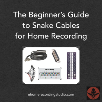 The Beginner's Guide to Snake Cables for Home Recording
