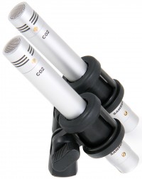 Microfone Condensador de Diafragma Pequeno Samson C02
