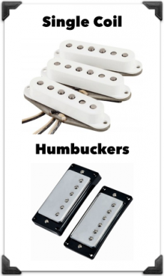 single coil vs humbuckers guitar pickups