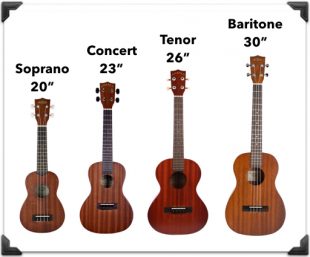 ukulele sizes