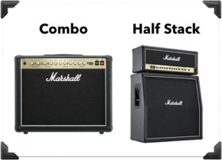 combo vs half stack guitar amps