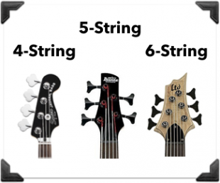 4/5/6 string bass guitars
