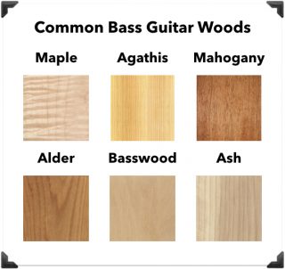Bassgitarre für Anfänger: Holzarten