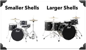 drum shell sizes