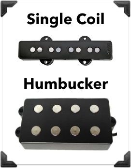 Bassgitarre für Anfänger: Single Coil oder Humbucker Tonabnehmer