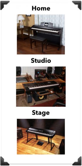 Digitalpianos: Home, Studio, Bühne