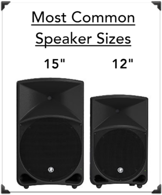Common DJ Loudspeaker Sizes