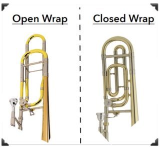 Open Wrap vs Closed Wrap Trombones