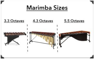Common Marimba Sizes