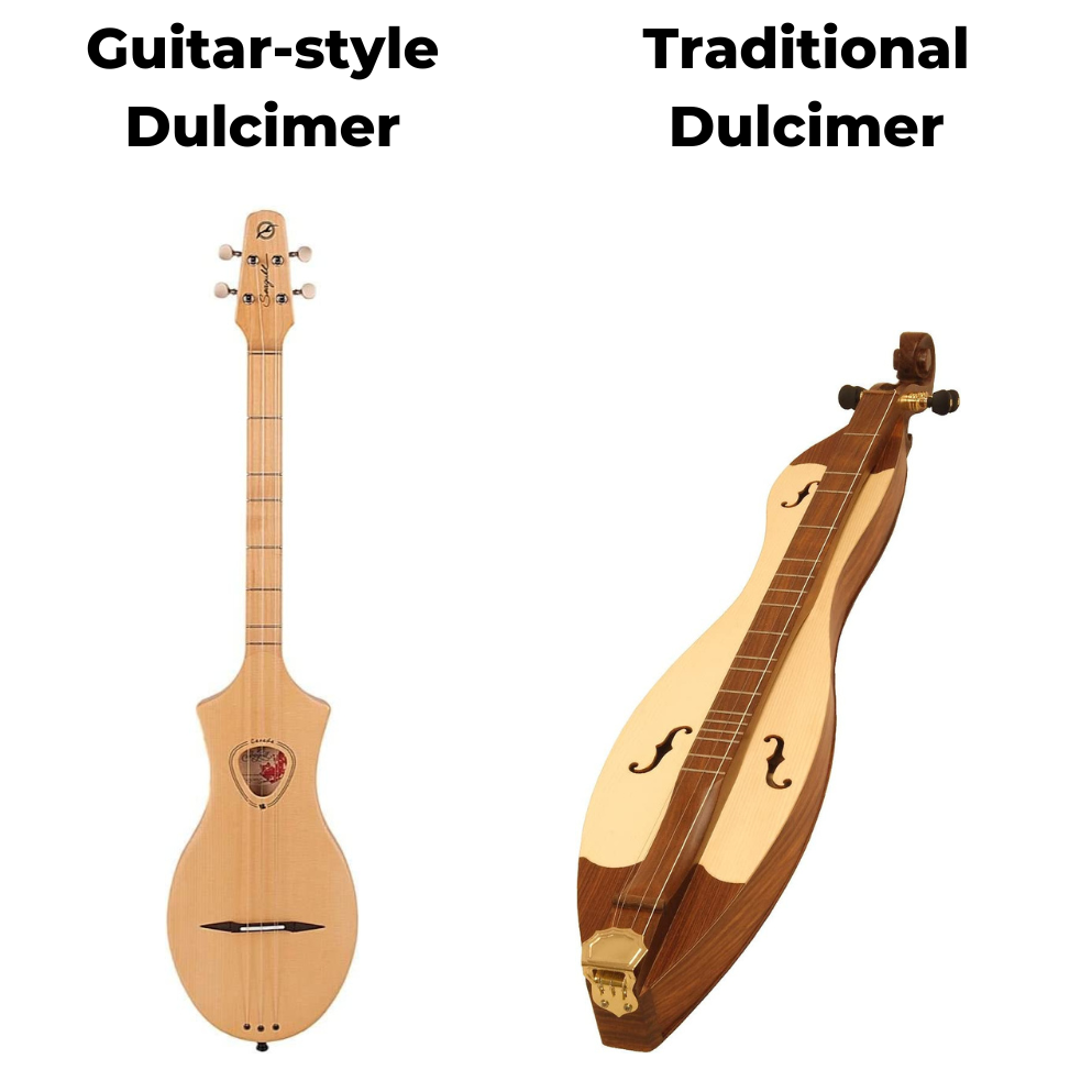 Guitar style vs Traditional Dulcimers